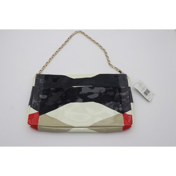 Kate Spade Abstract Signature Bow Patent Red New With Tags Free Shipping - Picture 7 of 16